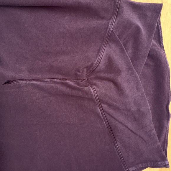 Womens Leggings Maroon Size LG Pink victorian secrets active yoga flare leg - Picture 4 of 8